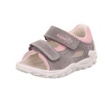 Superfit Flow baba szandál szürke-rózsaszín