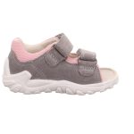 Superfit Flow baba szandál szürke-rózsaszín