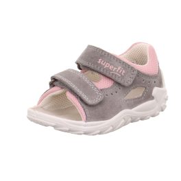 Superfit Flow baba szandál szürke-rózsaszín