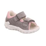 Superfit Flow baba szandál szürke-rózsaszín