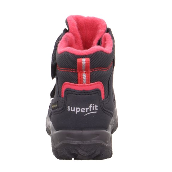 Superfit csizma kislány Husky szürke-pink hópihés