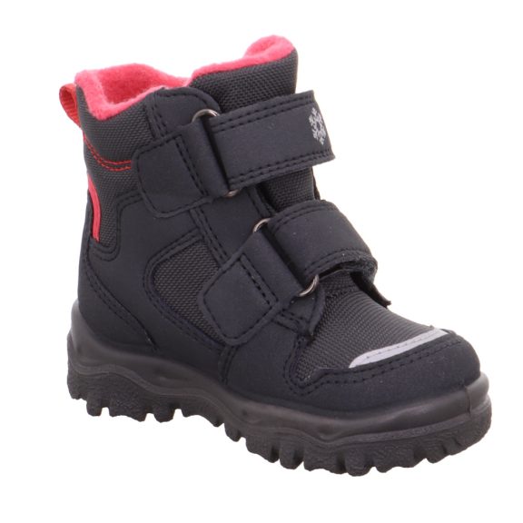 Superfit csizma kislány Husky szürke-pink hópihés