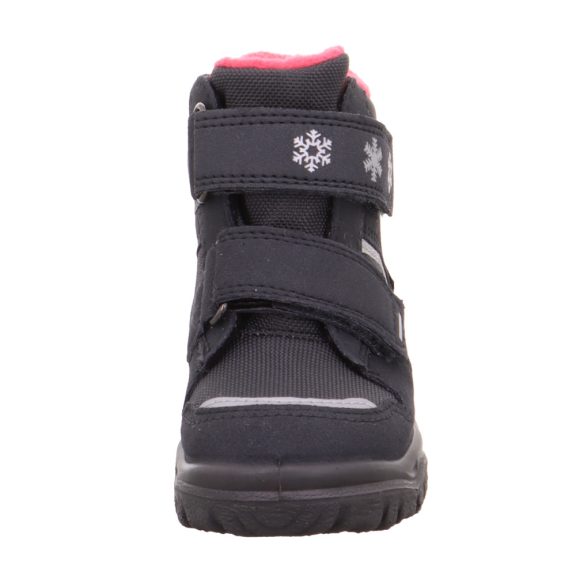 Superfit csizma kislány Husky szürke-pink hópihés