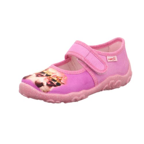 Superfit Bonny vászoncipő macskás pink