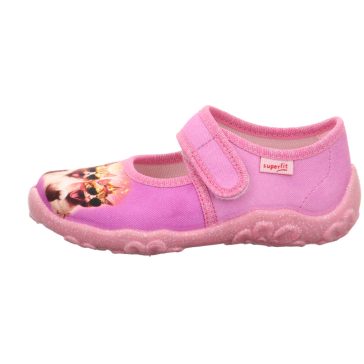 Superfit Bonny vászoncipő macskás pink