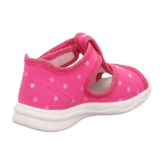 Superfit Polly rugalmas talpú benti kislány cipő pink színben Superfit Polly rugalmas talpú benti kislány cipő pink színben