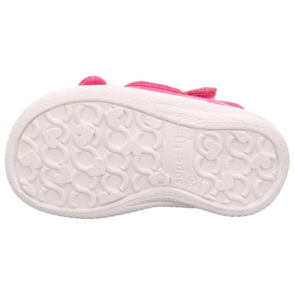 Superfit Polly rugalmas talpú benti kislány cipő pink színben Superfit Polly rugalmas talpú benti kislány cipő pink színben