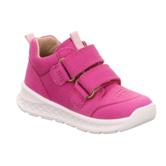 Superfit Breeze prémium gyerekcipő nubuk bőrből pink színben