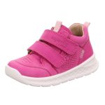 Superfit Breeze prémium gyerekcipő nubuk bőrből pink színben