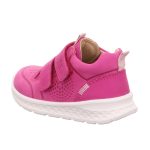 Superfit Breeze prémium gyerekcipő nubuk bőrből pink színben