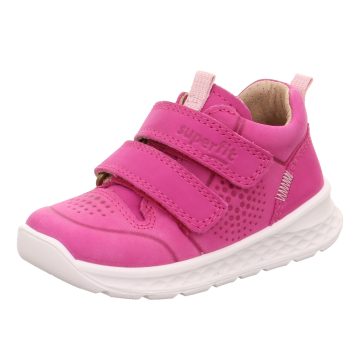 Superfit Breeze prémium gyerekcipő nubuk bőrből pink színben