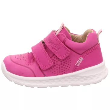 Superfit Breeze prémium gyerekcipő nubuk bőrből pink színben