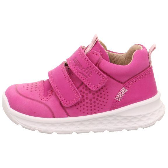 Superfit Breeze prémium gyerekcipő nubuk bőrből pink színben