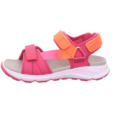 Superfit Criss Cross sportos szandál pink-narancs