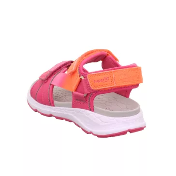 Superfit Criss Cross sportos szandál pink-narancs