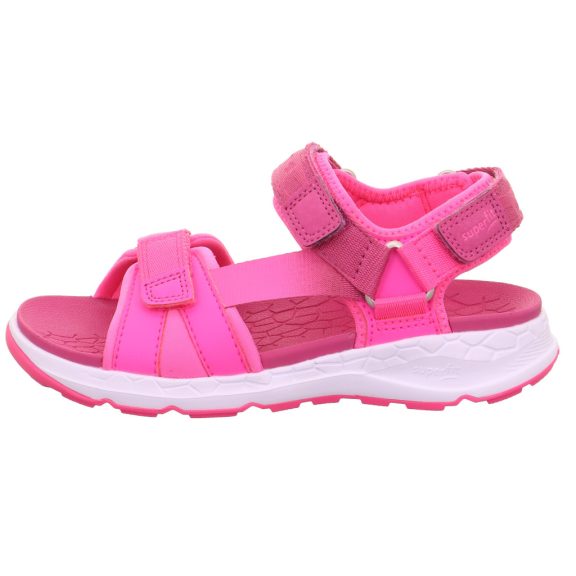 Superfit Criss Cross sportos szandál neon pink