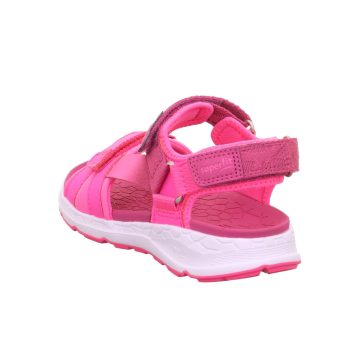 Superfit Criss Cross sportos szandál neon pink