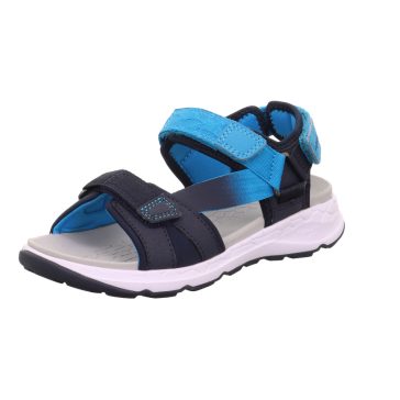 Superfit Criss Cross sportos szandál sötétkék-tengerkék