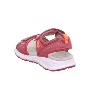 Superfit Criss Cross sportos szandál korall