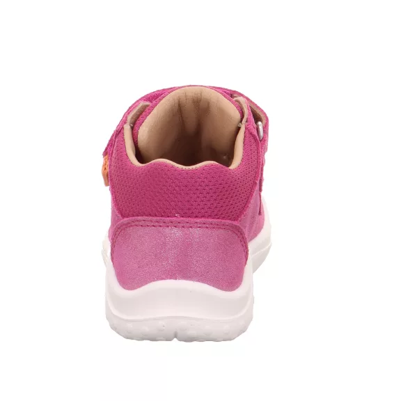 Superfit Whaley nubuk bőr gyerekcipő pink színben csillogós felülettel Superfit Whaley nubuk bőr gyerekcipő pink színben csillogós felülettel