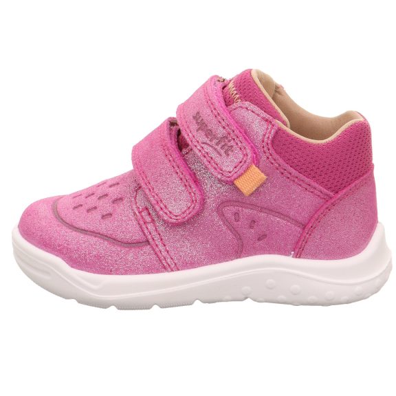 Superfit Whaley nubuk bőr gyerekcipő pink színben csillogós felülettel Superfit Whaley nubuk bőr gyerekcipő pink színben csillogós felülettel