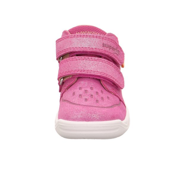 Superfit Whaley nubuk bőr gyerekcipő pink színben csillogós felülettel Superfit Whaley nubuk bőr gyerekcipő pink színben csillogós felülettel