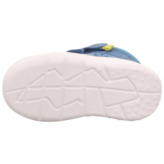 Superfit Whaley nubuk bőr gyerekcipő kék-sárga Superfit Whaley nubuk bőr gyerekcipő kék-sárga