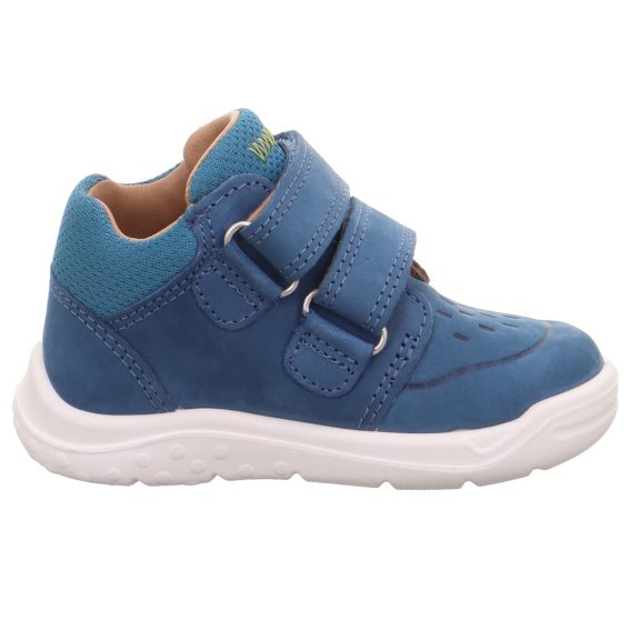 Superfit Whaley nubuk bőr gyerekcipő kék-sárga Superfit Whaley nubuk bőr gyerekcipő kék-sárga