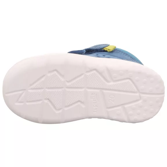 Superfit Whaley nubuk bőr gyerekcipő kék-sárga Superfit Whaley nubuk bőr gyerekcipő kék-sárga