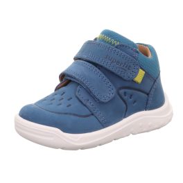 Superfit Whaley nubuk bőr gyerekcipő kék-sárga 