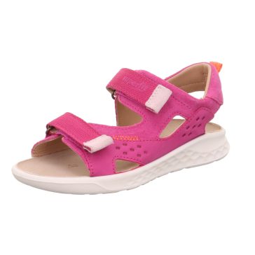 Superfit Lagoon Midi pink lágy, rugalmas talpú szandál