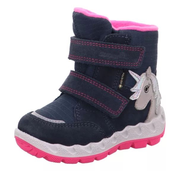Superfit hótaposó vízálló bundás kisfiú kék-pink unicornissal Superfit hótaposó vízálló bundás kisfiú kék-pink unicornissal