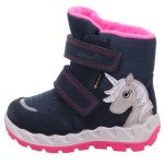 Superfit hótaposó vízálló bundás kisfiú kék-pink unicornissal