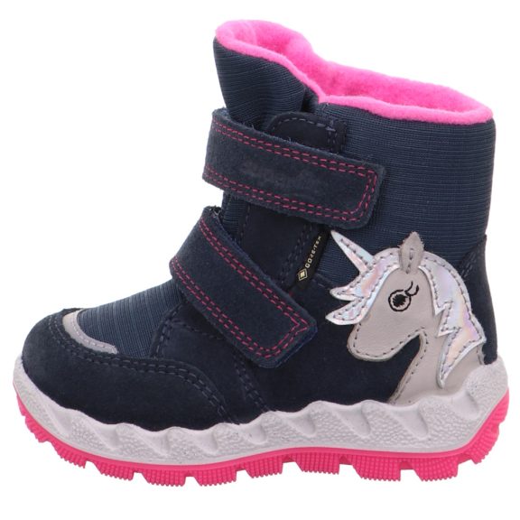 Superfit hótaposó vízálló bundás kisfiú kék-pink unicornissal