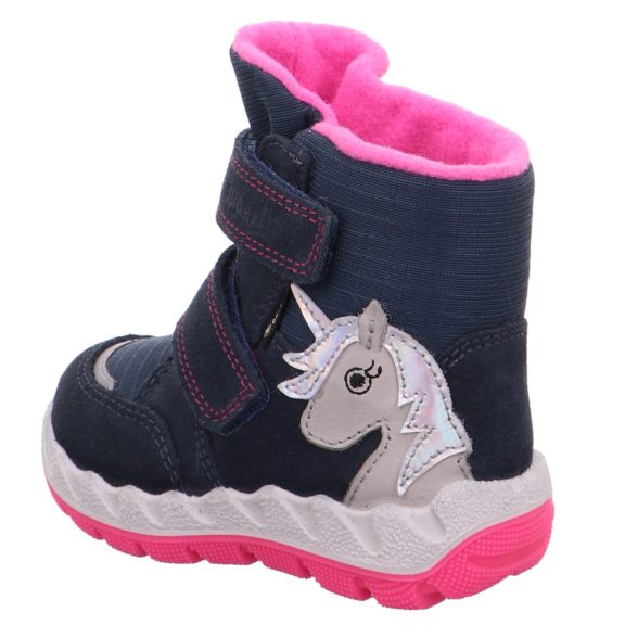 Superfit hótaposó vízálló bundás kisfiú kék-pink unicornissal