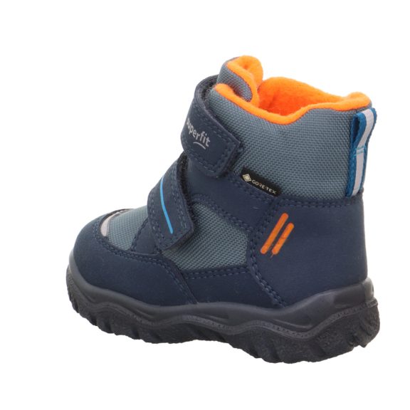 Superfit Husky téli bundás csizma kék-narancs Superfit Husky téli bundás csizma kék-narancs