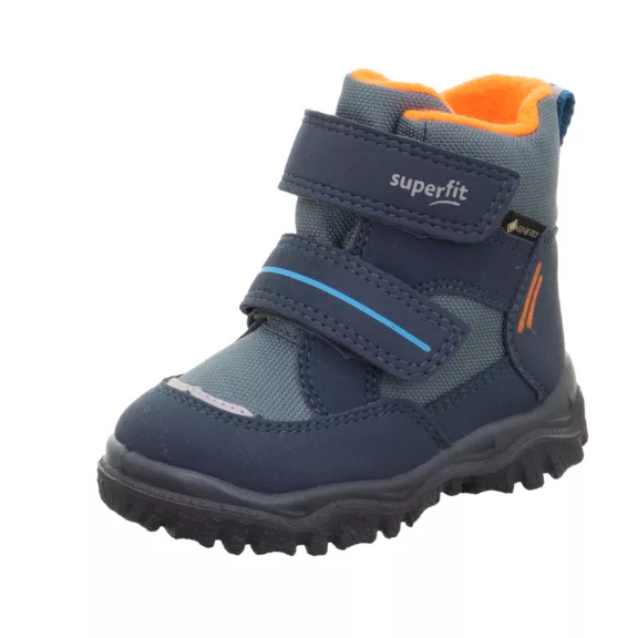 Superfit Husky téli bundás csizma kék-narancs Superfit Husky téli bundás csizma kék-narancs