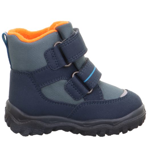 Superfit Husky téli bundás csizma kék-narancs Superfit Husky téli bundás csizma kék-narancs