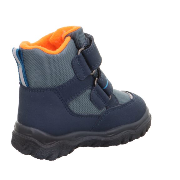 Superfit Husky téli bundás csizma kék-narancs Superfit Husky téli bundás csizma kék-narancs