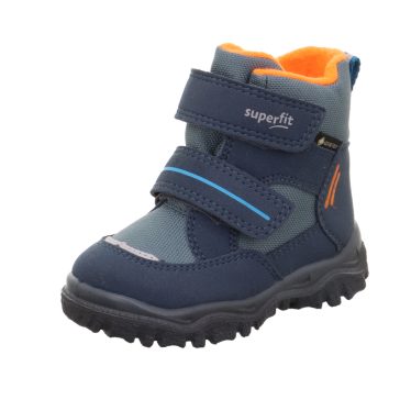 Superfit Husky téli bundás csizma kék-narancs