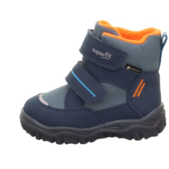 Superfit Husky téli bundás csizma kék-narancs Superfit Husky téli bundás csizma kék-narancs