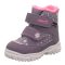 Husky Superfit téli bundás csizma lila-pink