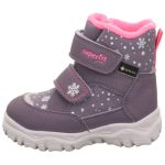 Husky Superfit téli bundás csizma lila-pink