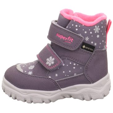 Husky Superfit téli bundás csizma lila-pink