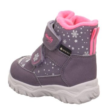 Husky Superfit téli bundás csizma lila-pink