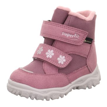 Superfit Husky téli bundás csizma púder hópihés