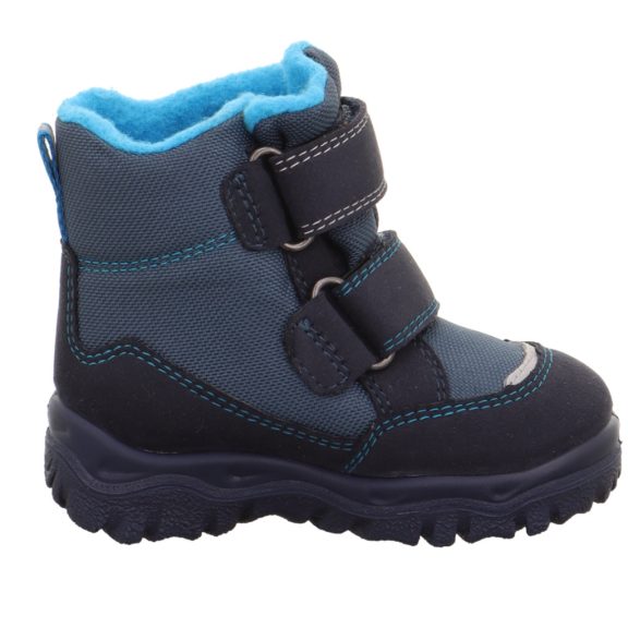 Husky Superfit téli bundás kisfiú csizma pingvines