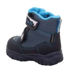 Husky Superfit téli bundás kisfiú csizma pingvines