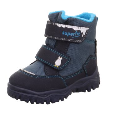 Superfit Husky téli bundás kisfiú csizma pingvines