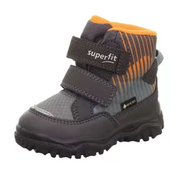 Superfit Husky téli bundás csizma szürke-narancs
